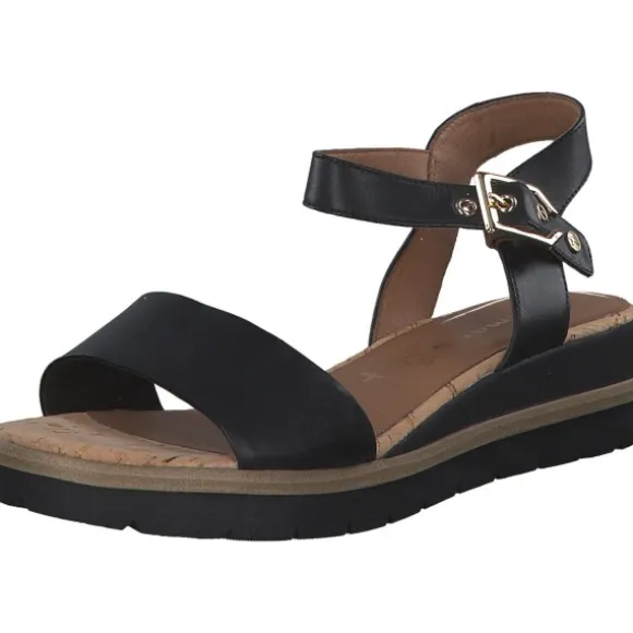 Tamaris 28222, Klassische Sandalen, Damen, Schwarz (Black)