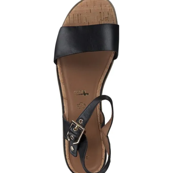 Tamaris 28222, Klassische Sandalen, Damen, Schwarz (Black)