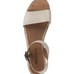 Tamaris 28222, Klassische Sandalen, Damen, Beige