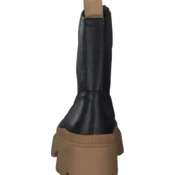 Tamaris 25406, Klassische Stiefeletten, Damen, BLACK/CAMEL