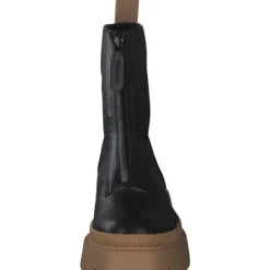 Tamaris 25406, Klassische Stiefeletten, Damen, BLACK/CAMEL