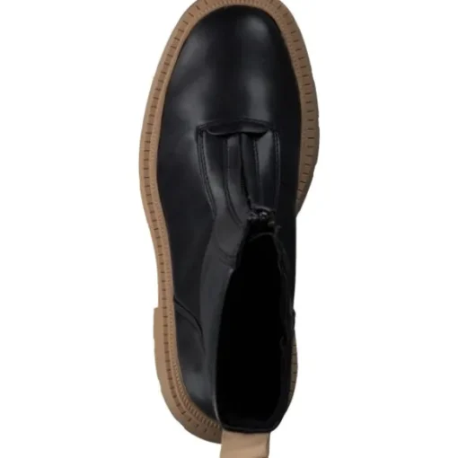 Tamaris 25406, Klassische Stiefeletten, Damen, BLACK/CAMEL