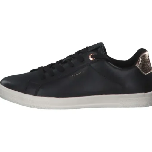 Tamaris 1-23622-42/048 M2362242, Schnürschuhe, Damen, BLACK/GOLD