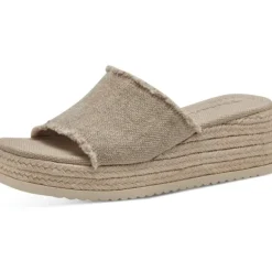 Tamaris 27232, Plateau-Pantoletten, Damen, BEIGE
