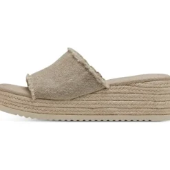 Tamaris 27232, Plateau-Pantoletten, Damen, BEIGE
