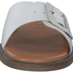 Tamaris 27105, Plateau-Pantoletten, Damen, WHITE LEATHER