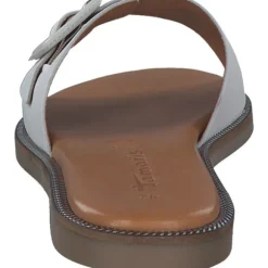 Tamaris 27105, Plateau-Pantoletten, Damen, WHITE LEATHER