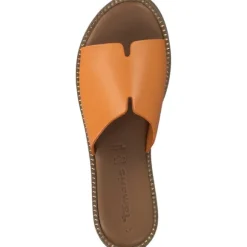 Tamaris 27135-42, Plateau-Pantoletten, Damen, orange
