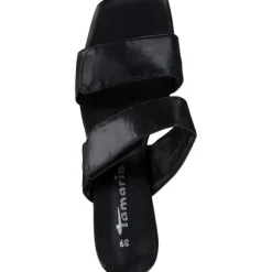 Tamaris 27261, Plateau-Pantoletten, Damen, BLACK