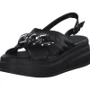 Tamaris 28381, Plateau-Sandaletten, Damen, BLACK