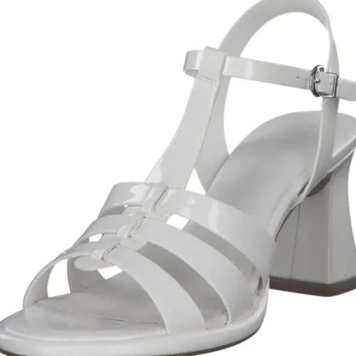 Tamaris 28031, Plateau-Sandaletten, Damen, WHITE PATENT