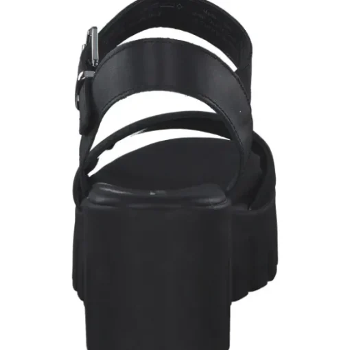 Tamaris 28712, Plateau-Sandaletten, Damen, BLACK LEATHER