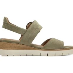 Tamaris 28206, Plateau-Sandaletten, Damen, Grün