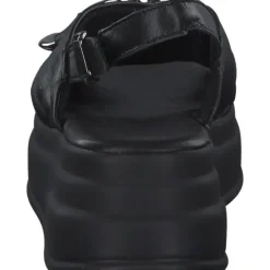 Tamaris 28381, Plateau-Sandaletten, Damen, BLACK