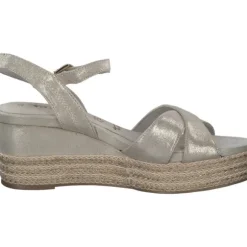 Tamaris 28001, Plateau-Sandaletten, Damen, Grau