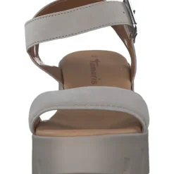 Tamaris 28712, Plateau-Sandaletten, Damen, TAUPE SUEDE