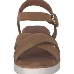 Tamaris 28202, Plateau-Sandaletten, Damen, CAMEL