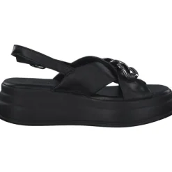 Tamaris 28381, Plateau-Sandaletten, Damen, BLACK