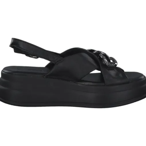 Tamaris 28381, Plateau-Sandaletten, Damen, BLACK