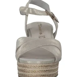 Tamaris 28001, Plateau-Sandaletten, Damen, Grau