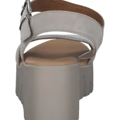 Tamaris 28712, Plateau-Sandaletten, Damen, TAUPE SUEDE