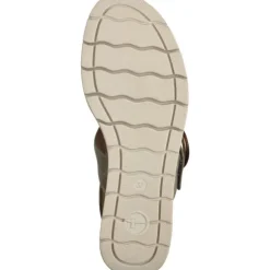 Tamaris 28206, Plateau-Sandaletten, Damen, Grün