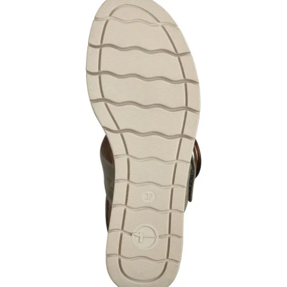 Tamaris 28206, Plateau-Sandaletten, Damen, Grün