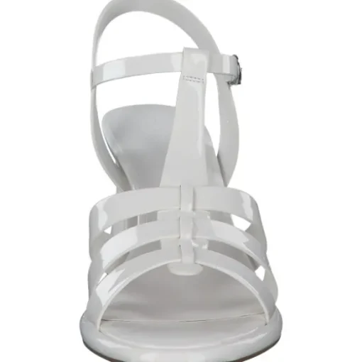 Tamaris 28031, Plateau-Sandaletten, Damen, WHITE PATENT