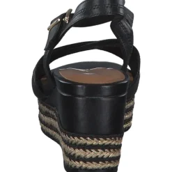 Tamaris 28001, Plateau-Sandaletten, Damen, Schwarz