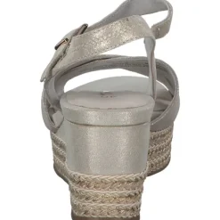 Tamaris 28001, Plateau-Sandaletten, Damen, Grau