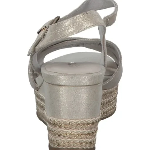 Tamaris 28001, Plateau-Sandaletten, Damen, Grau