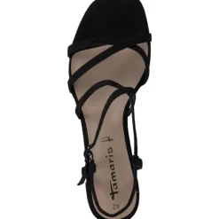 Tamaris 28204, Plateau-Sandaletten, Damen, BLACK