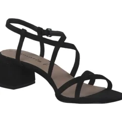 Tamaris 28204, Plateau-Sandaletten, Damen, BLACK