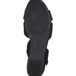 Tamaris 28001, Plateau-Sandaletten, Damen, Schwarz