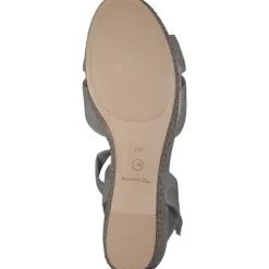 Tamaris 28001, Plateau-Sandaletten, Damen, Grau