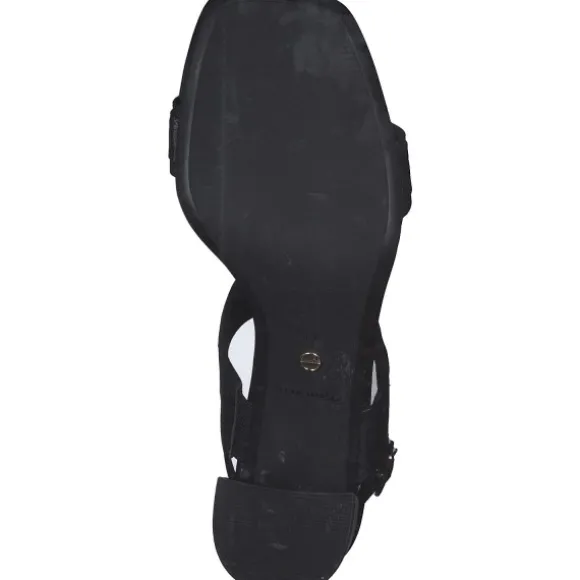 Tamaris 28333, Plateau-Sandaletten, Damen, Schwarz