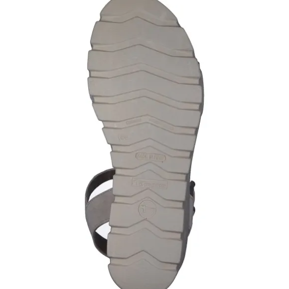 Tamaris 28712, Plateau-Sandaletten, Damen, TAUPE SUEDE