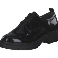 Tamaris 23302, Schnürschuhe, Damen, BLACK PATENT