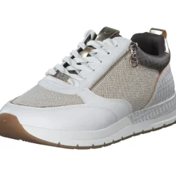 Tamaris 23732, Schnürschuhe, Damen, Weiß Beige