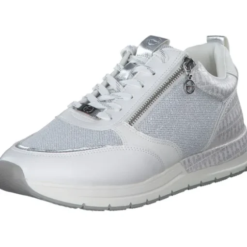 Tamaris 23732, Schnürschuhe, Damen, Weiß