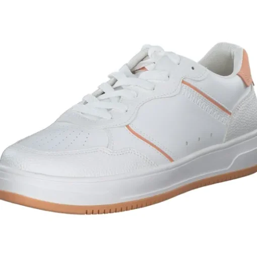 Tamaris 23729, Schnürschuhe, Damen, white/orange