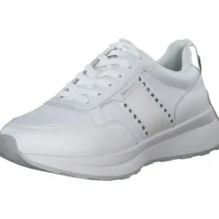 Tamaris 23737-42, Schnürschuhe, Damen, WHITE