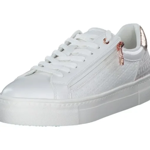Tamaris 23313, Schnürschuhe, Damen, Weiß