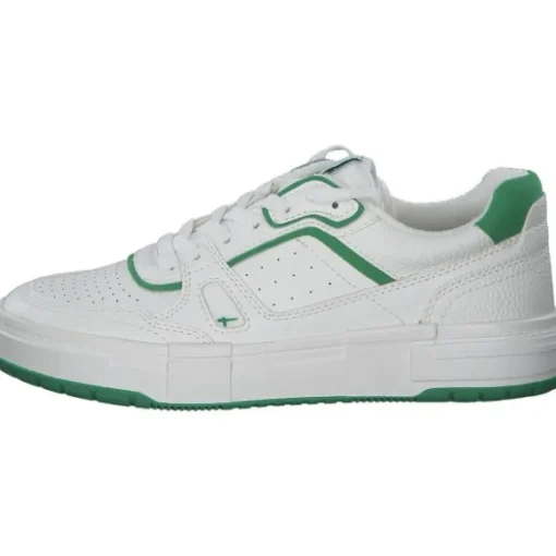 Tamaris 23720, Schnürschuhe, Damen, WHITE/GREEN