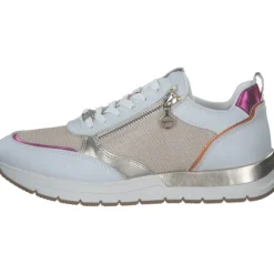 Tamaris 23732, Schnürschuhe, Damen, WHITE/LT.GOLD