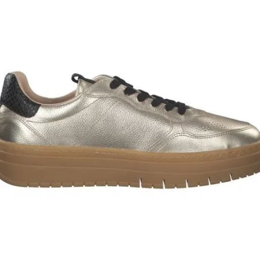Tamaris 23773, Schnürschuhe, Damen, LIGHT GOLD COMB