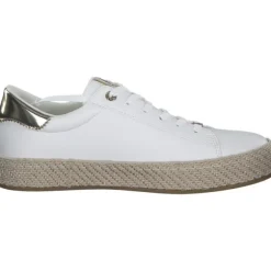 Tamaris 23713, Schnürschuhe, Damen, WHITE/GOLD