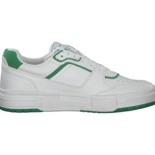 Tamaris 23720, Schnürschuhe, Damen, WHITE/GREEN