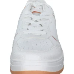 Tamaris 23729, Schnürschuhe, Damen, white/orange
