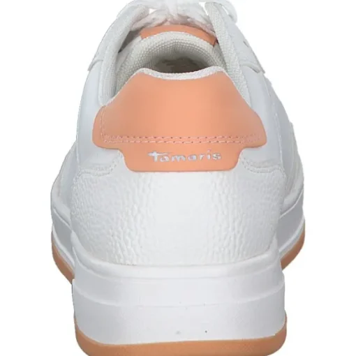 Tamaris 23729, Schnürschuhe, Damen, white/orange